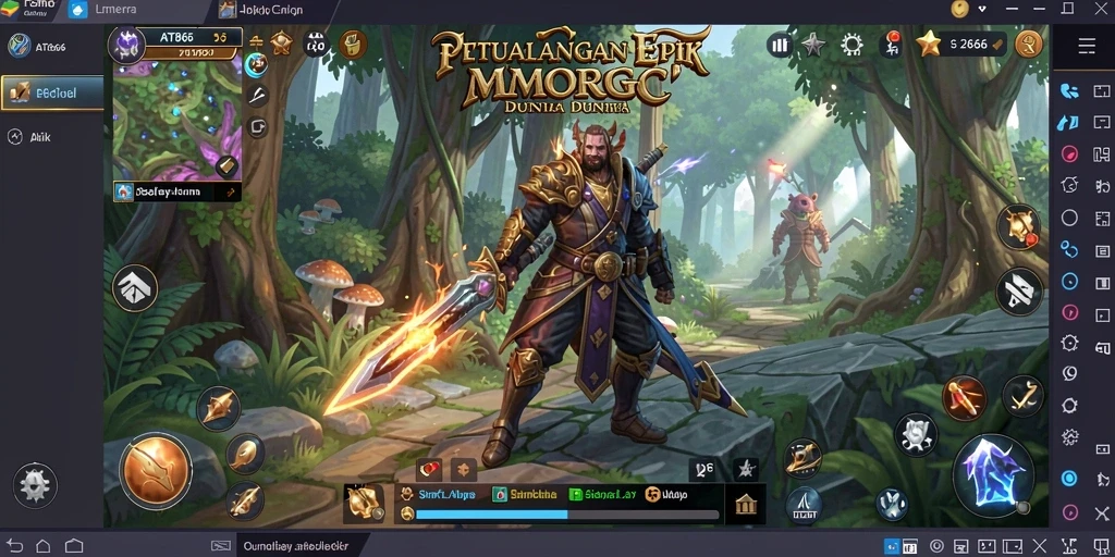 Gameplay seru AT866 yang menampilkan pertarungan epik.