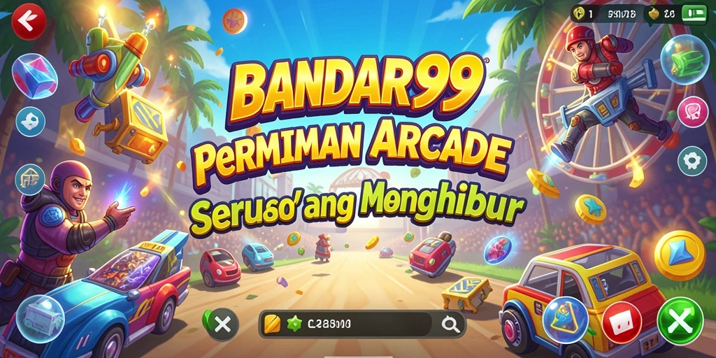 Tampilan gameplay seru dalam permainan Arcade BANDAR99.