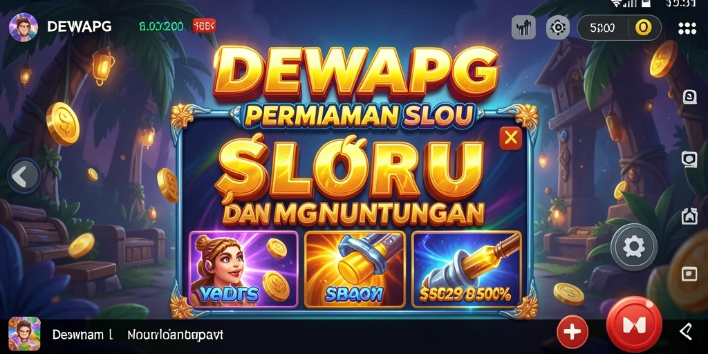 Screenshot gameplay DEWAPG yang menampilkan keseruan permainan Slot.