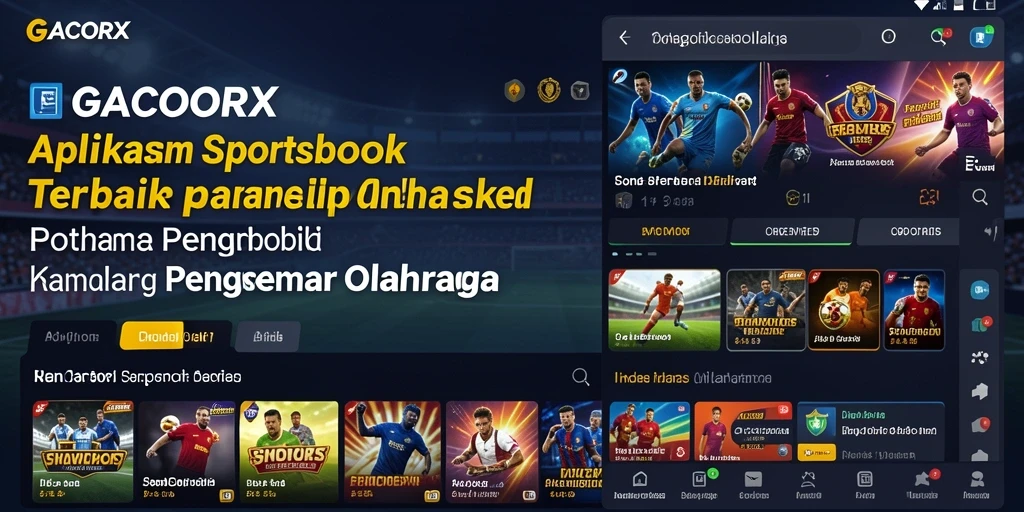 Tampilan menarik dari game Sportsbook GACORX yang penuh aksi.