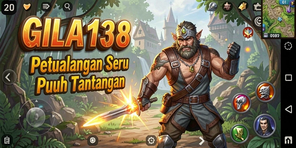 Tampilan gameplay GILA138 dengan grafik menawan dan petualangan yang seru.