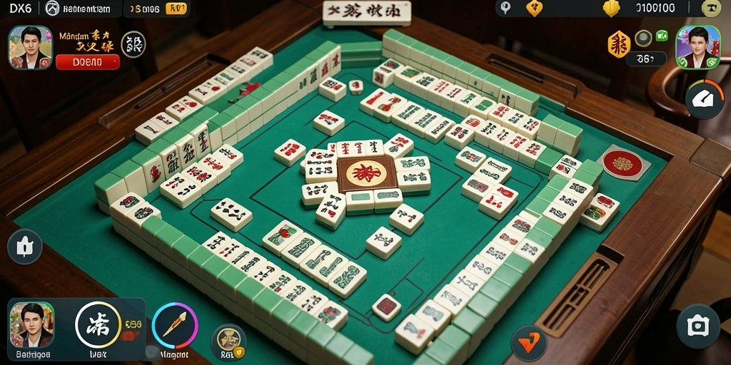 Screenshot utama IDX66 menampilkan gameplay seru Mahjong dengan grafis menawan.
