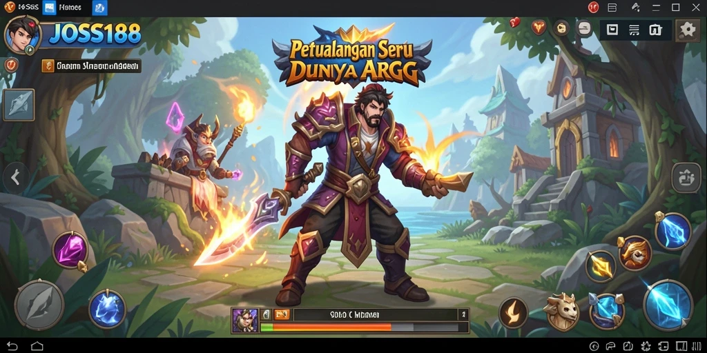 Tampilan menakjubkan dari gameplay seru JOSS188 yang penuh aksi.