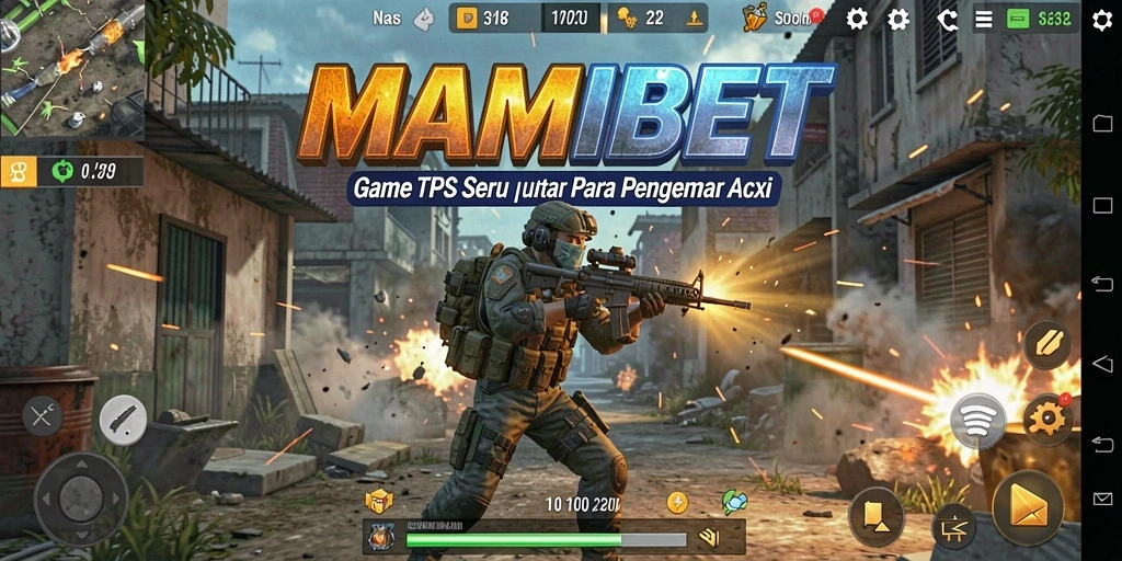 Tampilan gameplay MAMIBET yang menegangkan dan penuh aksi.