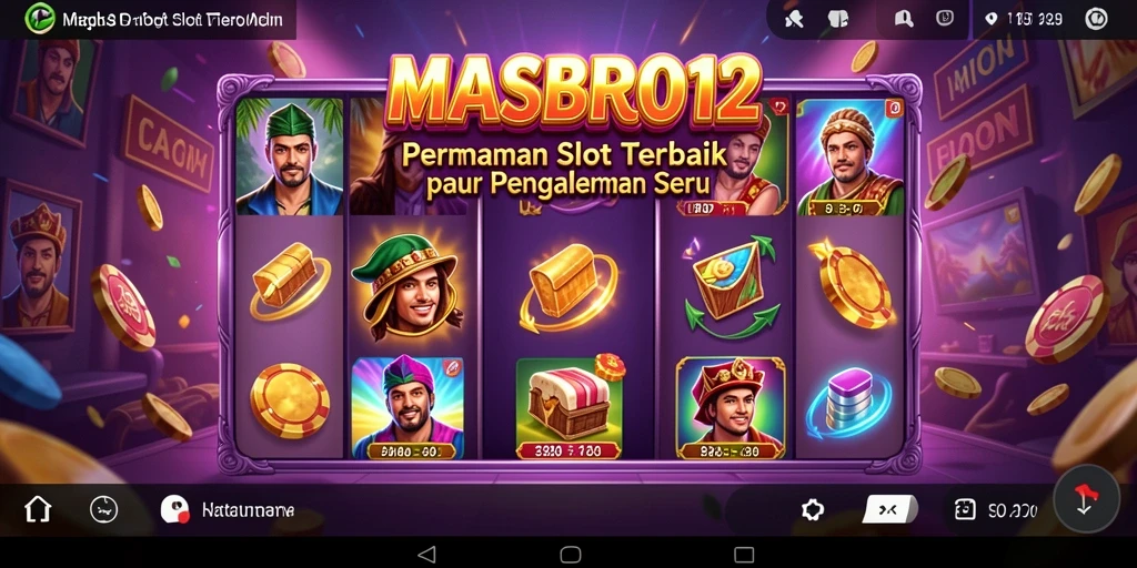 Tampilan gameplay seru dari game Slot MASBRO12.