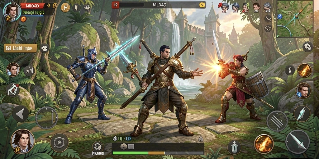 Screenshot gameplay yang menarik dari MILO4D dengan strategi epik.