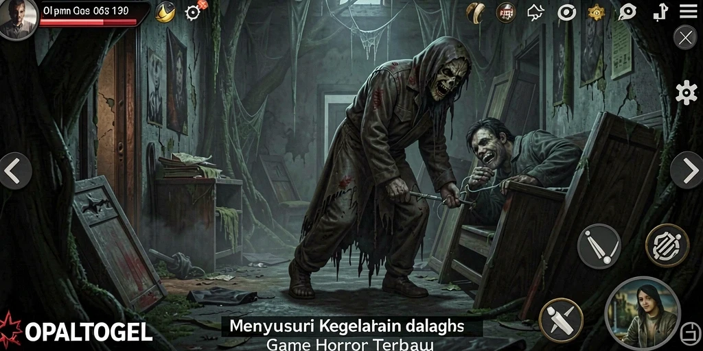 Tangkapan layar gameplay OPALTOGEL dengan suasana mencekam.