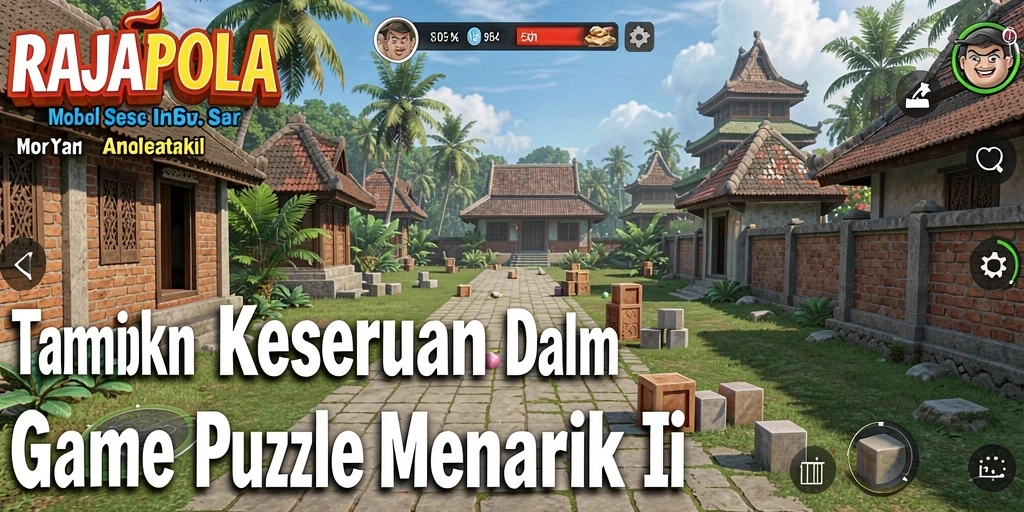 Tampilan gameplay RAJAPOLA yang mengasyikkan dengan berbagai puzzle menantang.