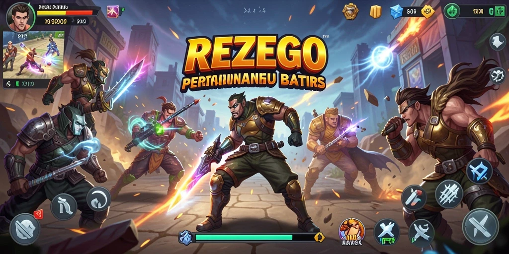 Tampilan gameplay REZEGO yang penuh aksi dan ketegangan.