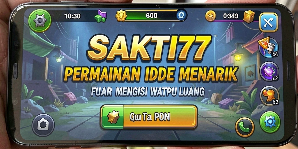 Tampilan gameplay <strong>SAKTI77</strong> yang menarik dengan elemen Idle yang seru.