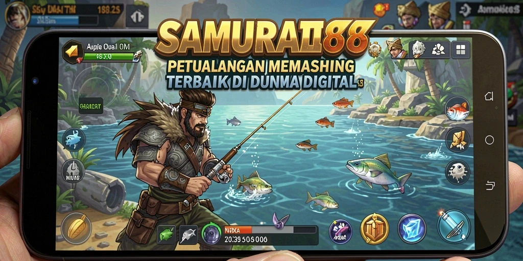 Tangkapan ikan yang menakjubkan di SAMURAI88, menampilkan grafis yang indah.