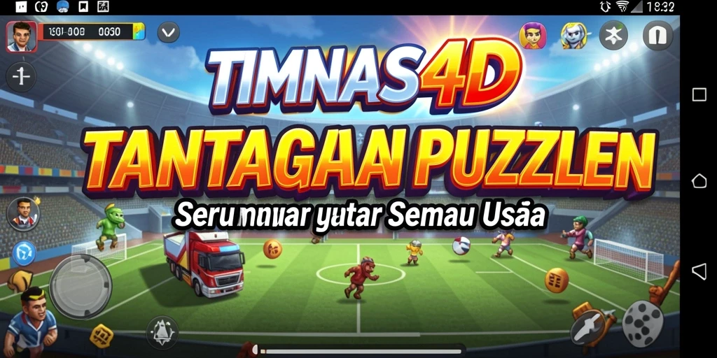 Tampilan gameplay TIMNAS4D dengan puzzle yang menarik.