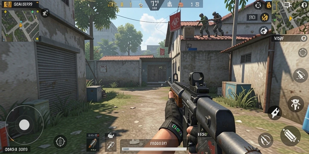 Gameplay seru di VISA89 dengan aksi tembak-menembak yang intens.