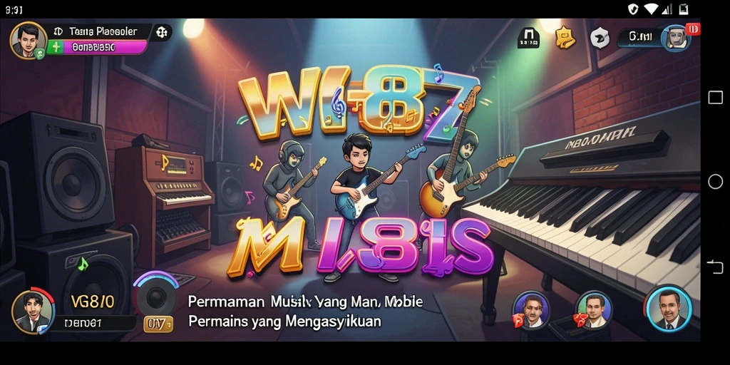 Tangkapan layar permainan <strong>WG87</strong> menunjukkan pengalaman bermain musik yang mendebarkan.